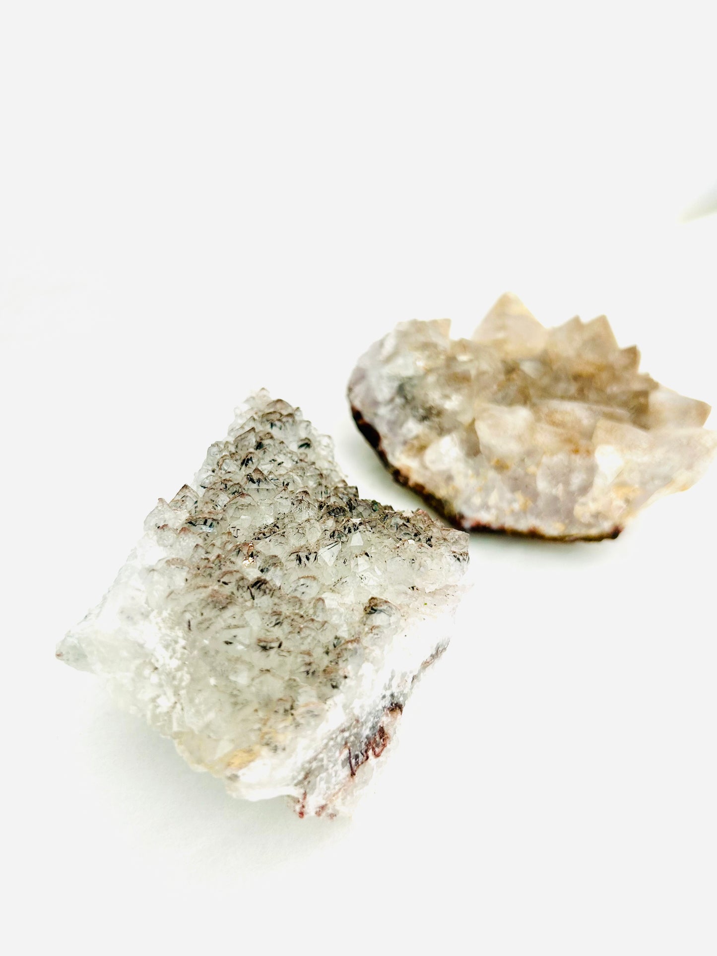 Amethyst & Smokey Quartz Clusters Moroccan