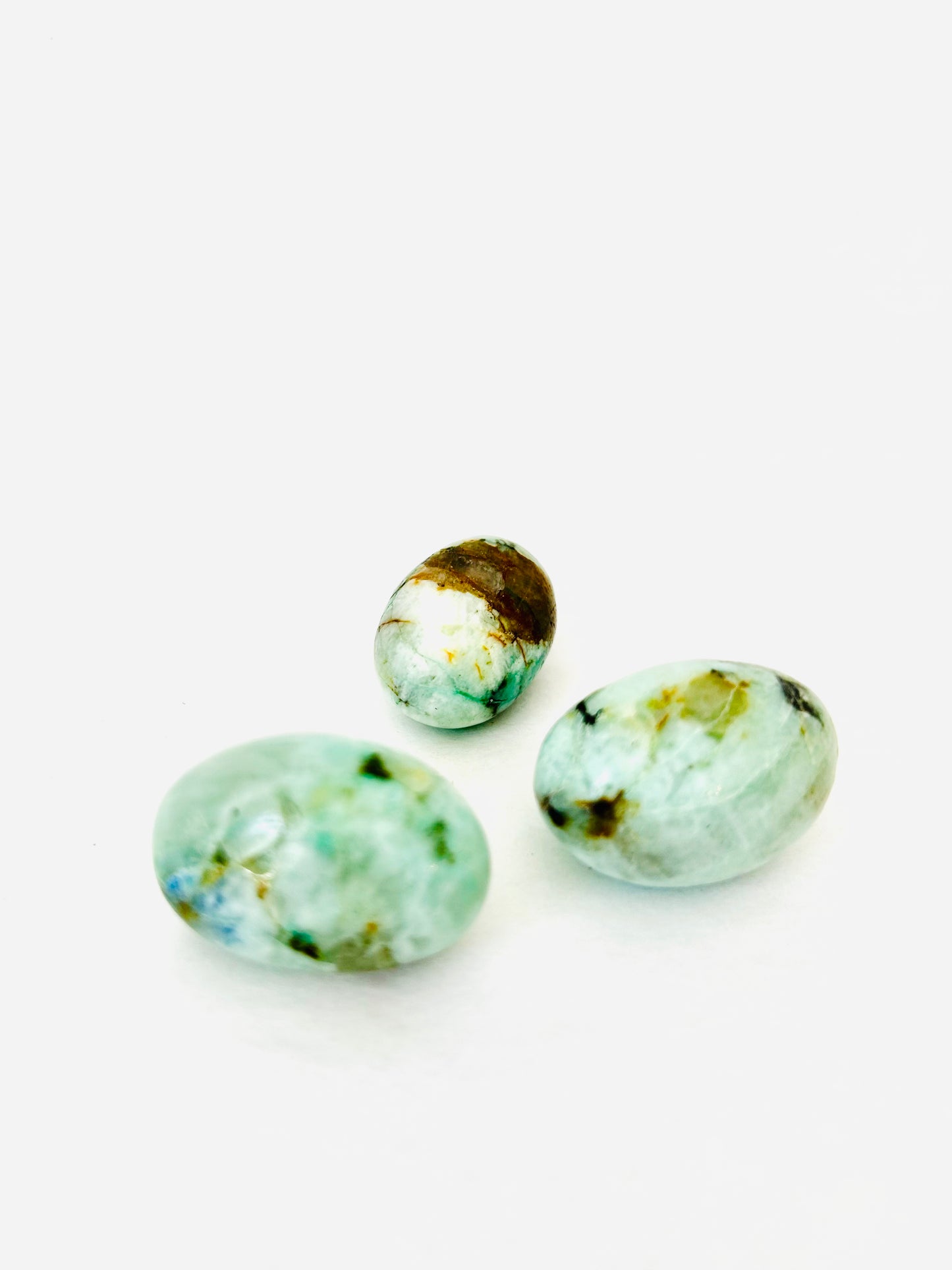 Fynchenite Chrysocolla Tumbled Madagascar