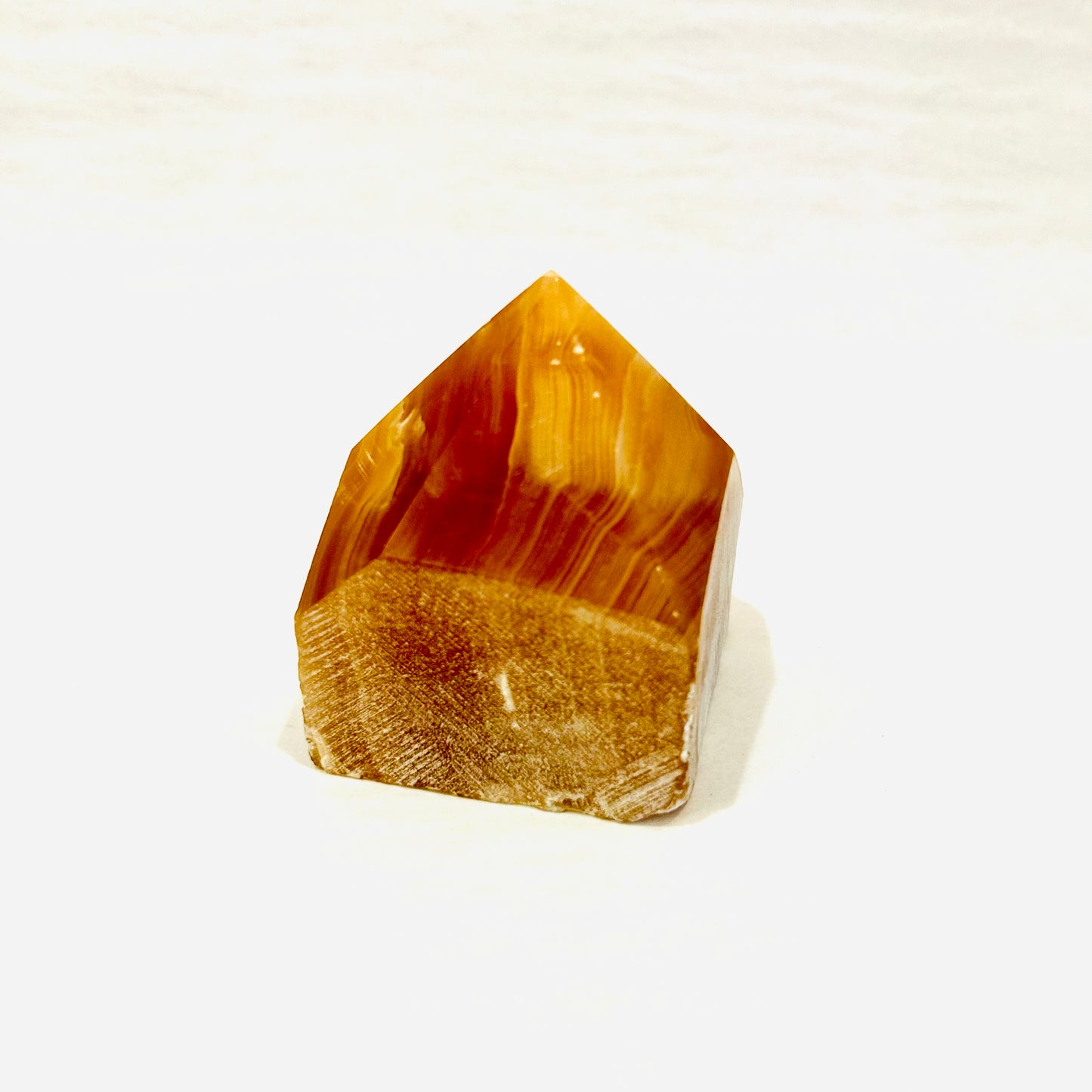 Honey Calcite Point