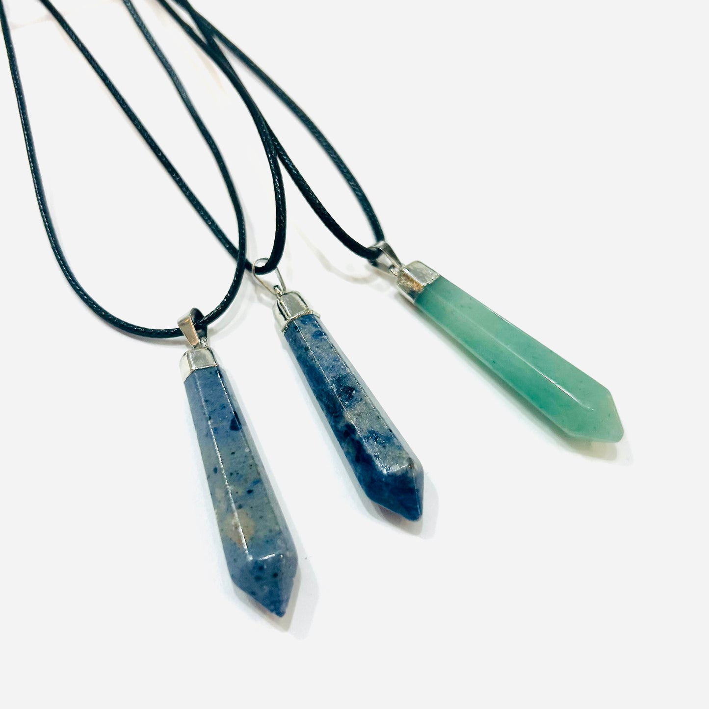 Crystal Pendulum Pendants w/ Cord