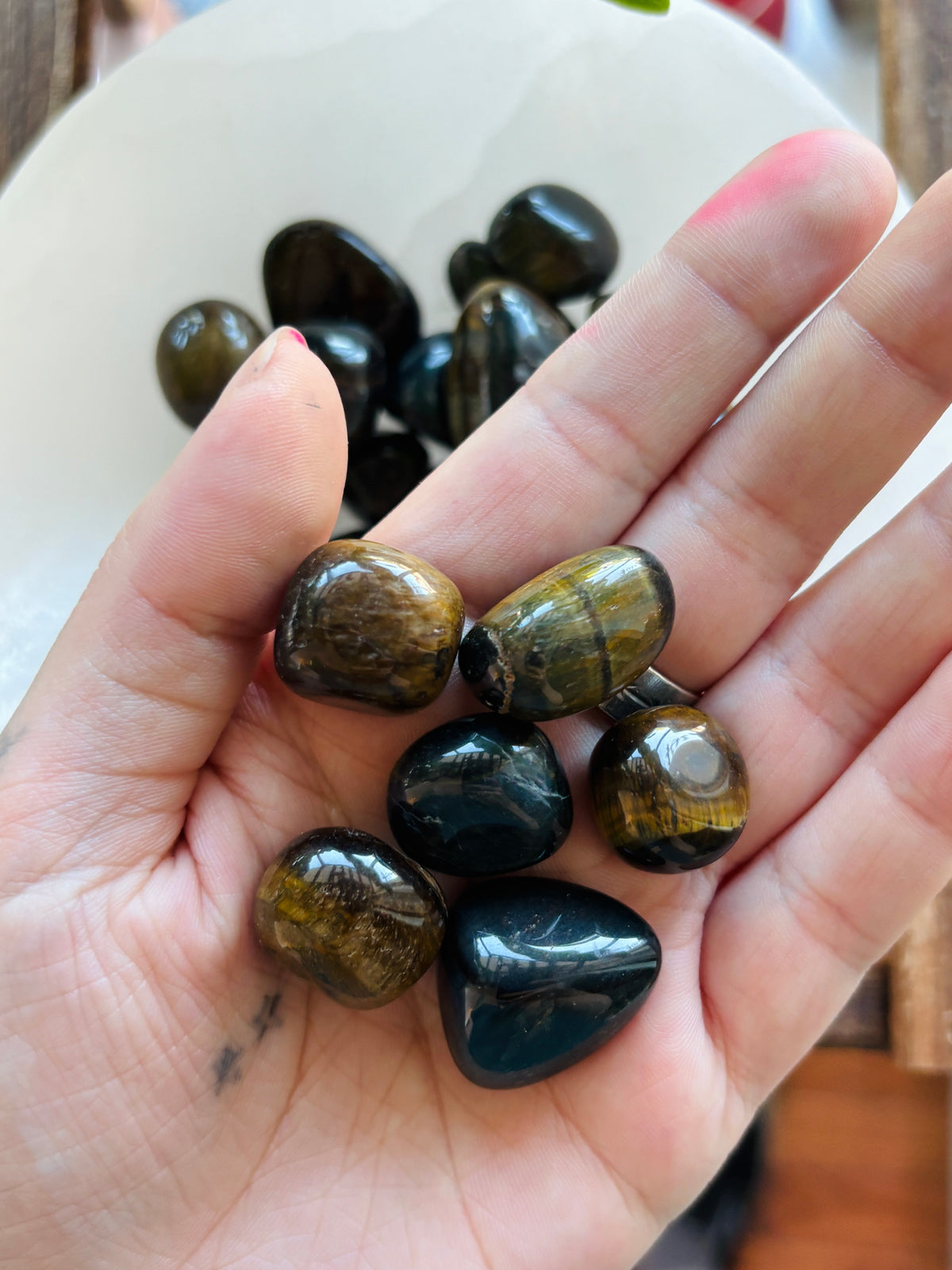 Blue Tiger Eye Tumbled South Africa