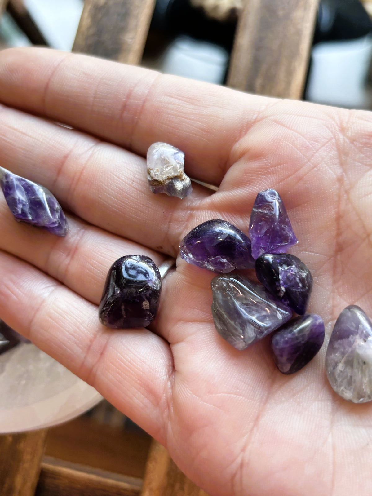 Chevron Amethyst Mini