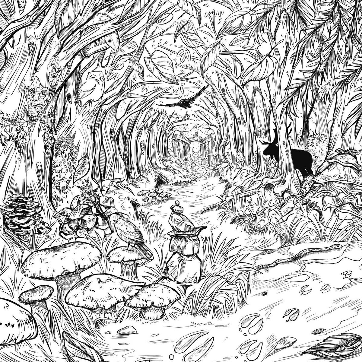 The Green Witch Coloring Book