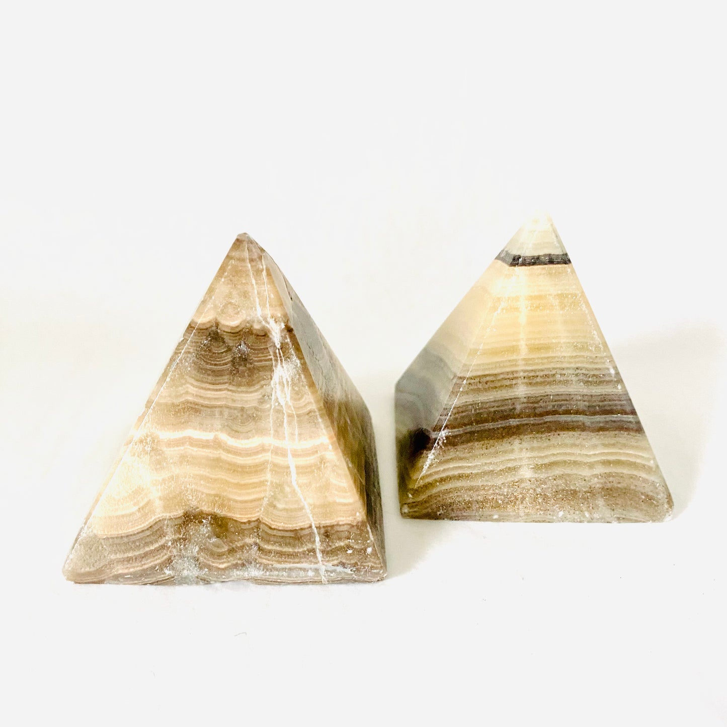 Chocolate Calcite Pyramid