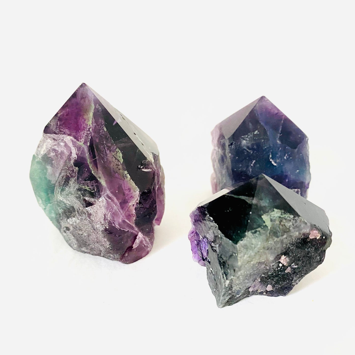 Fluorite Semi Polished Points