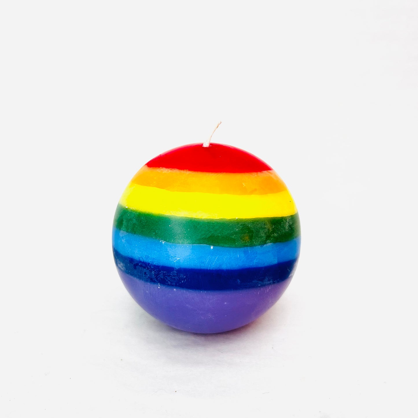 Rainbow Globe Candle