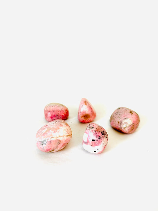 Rhodonite Light Pink Tumbled Peru