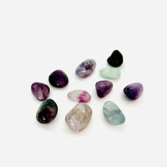 Rainbow Fluorite small Tumbled