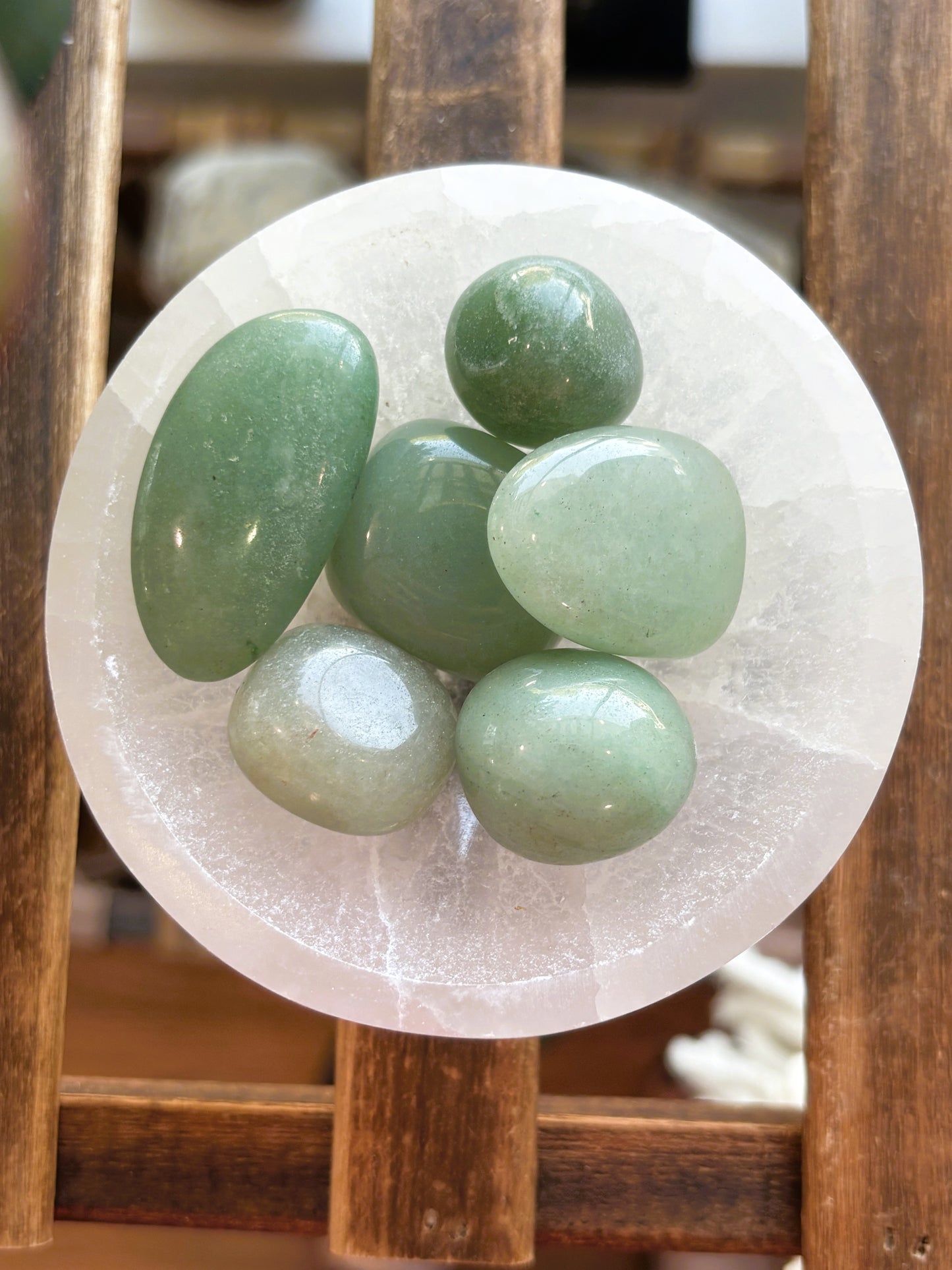 Aventurine Tumbled Light Green