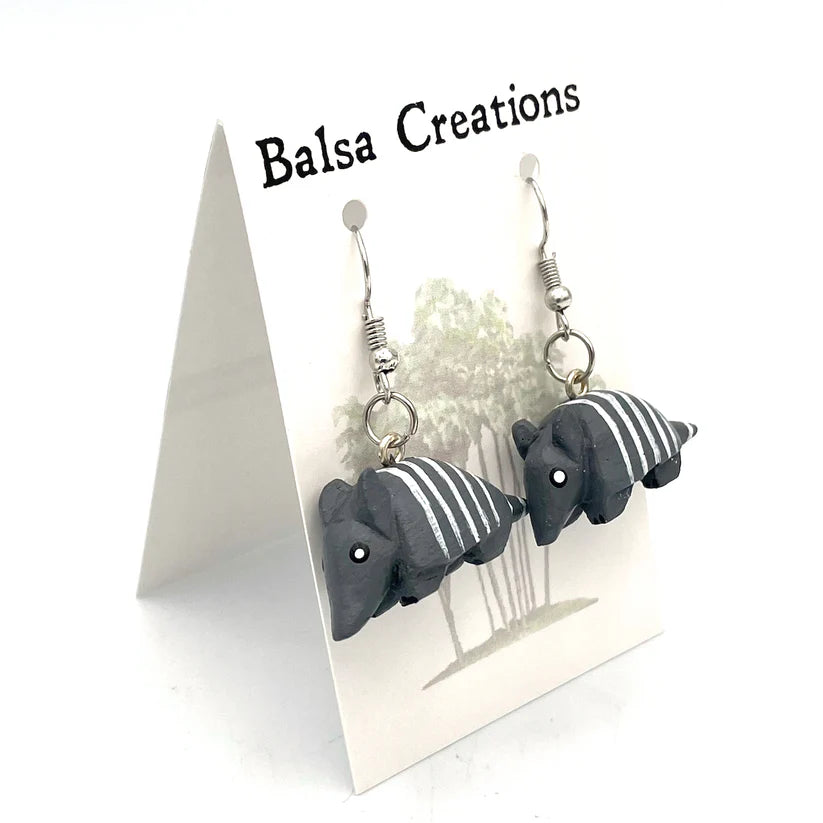 Balsa Earrings by Women of the Cloud Forest