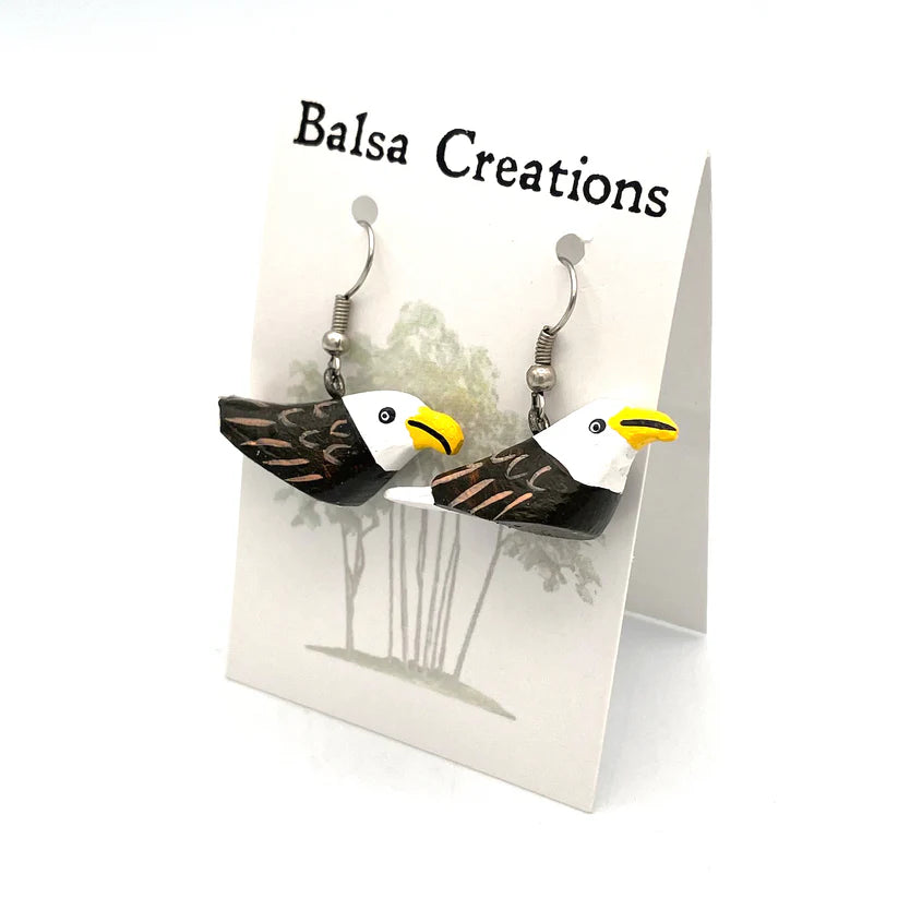 Balsa Earrings by Women of the Cloud Forest