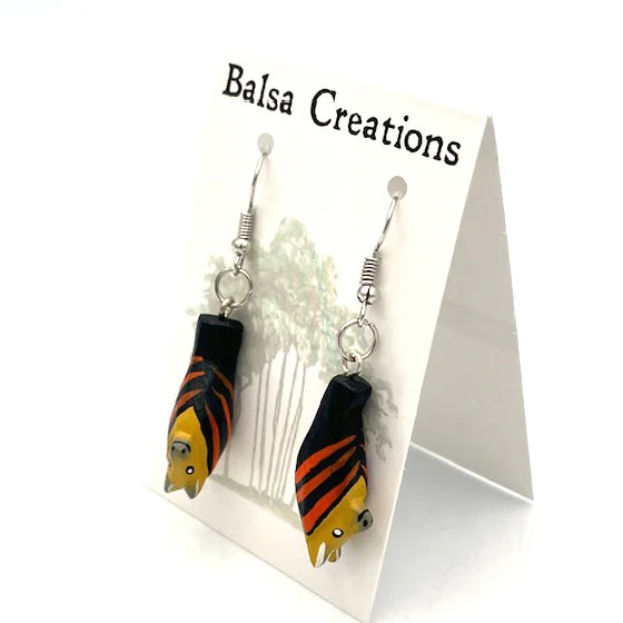 Balsa Earrings by Women of the Cloud Forest