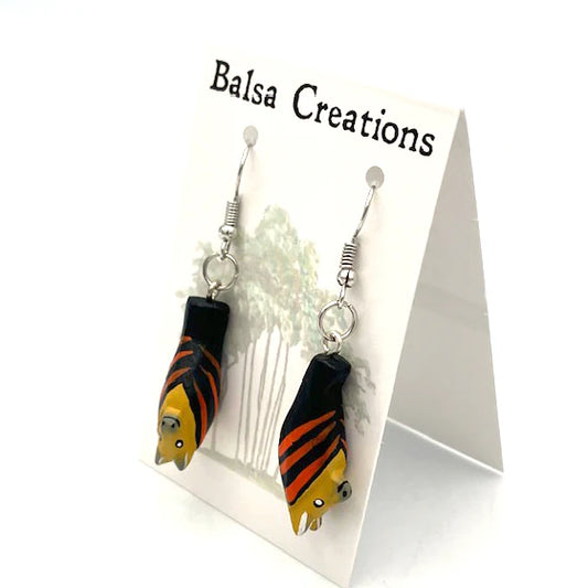 Balsa Earrings by Women of the Cloud Forest