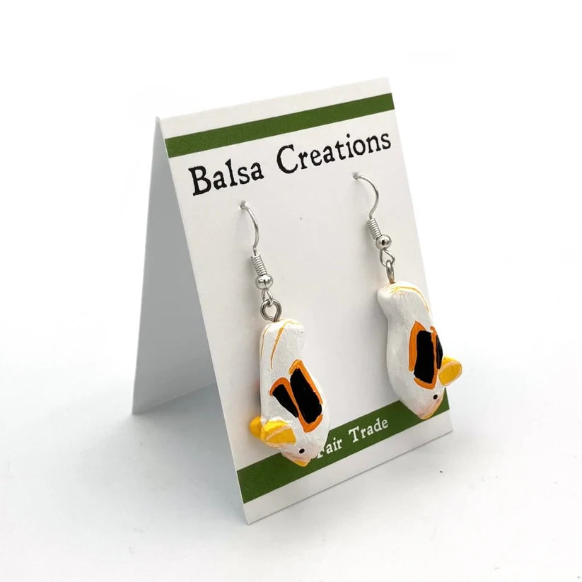 Balsa Earrings by Women of the Cloud Forest