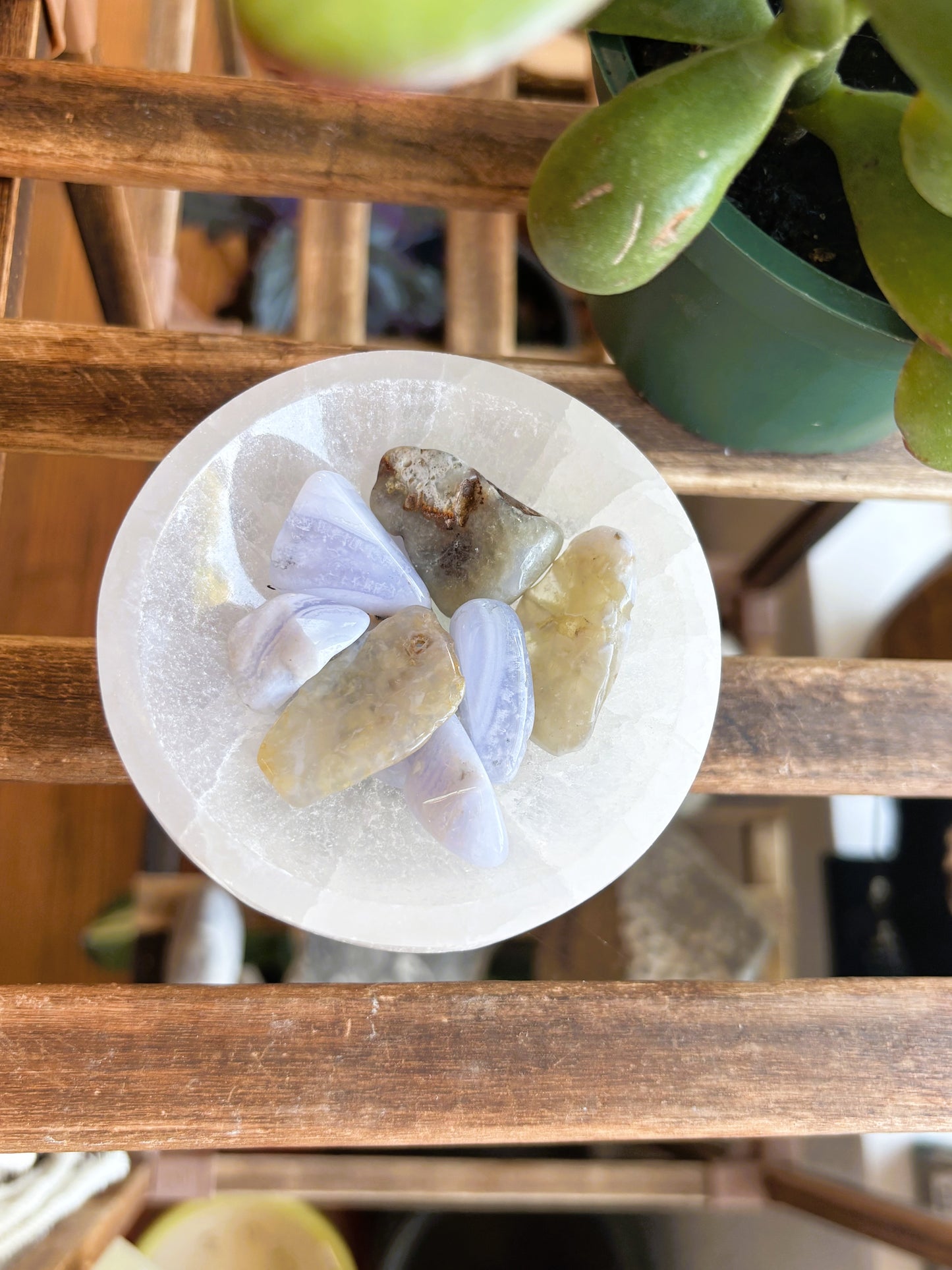 Blue Lace Agate Tumbled
