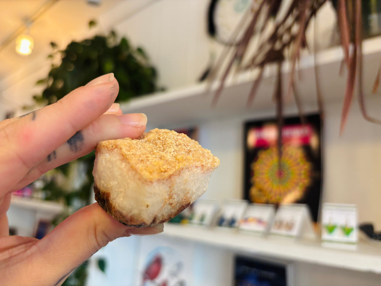 Citrine Druzy Clusters