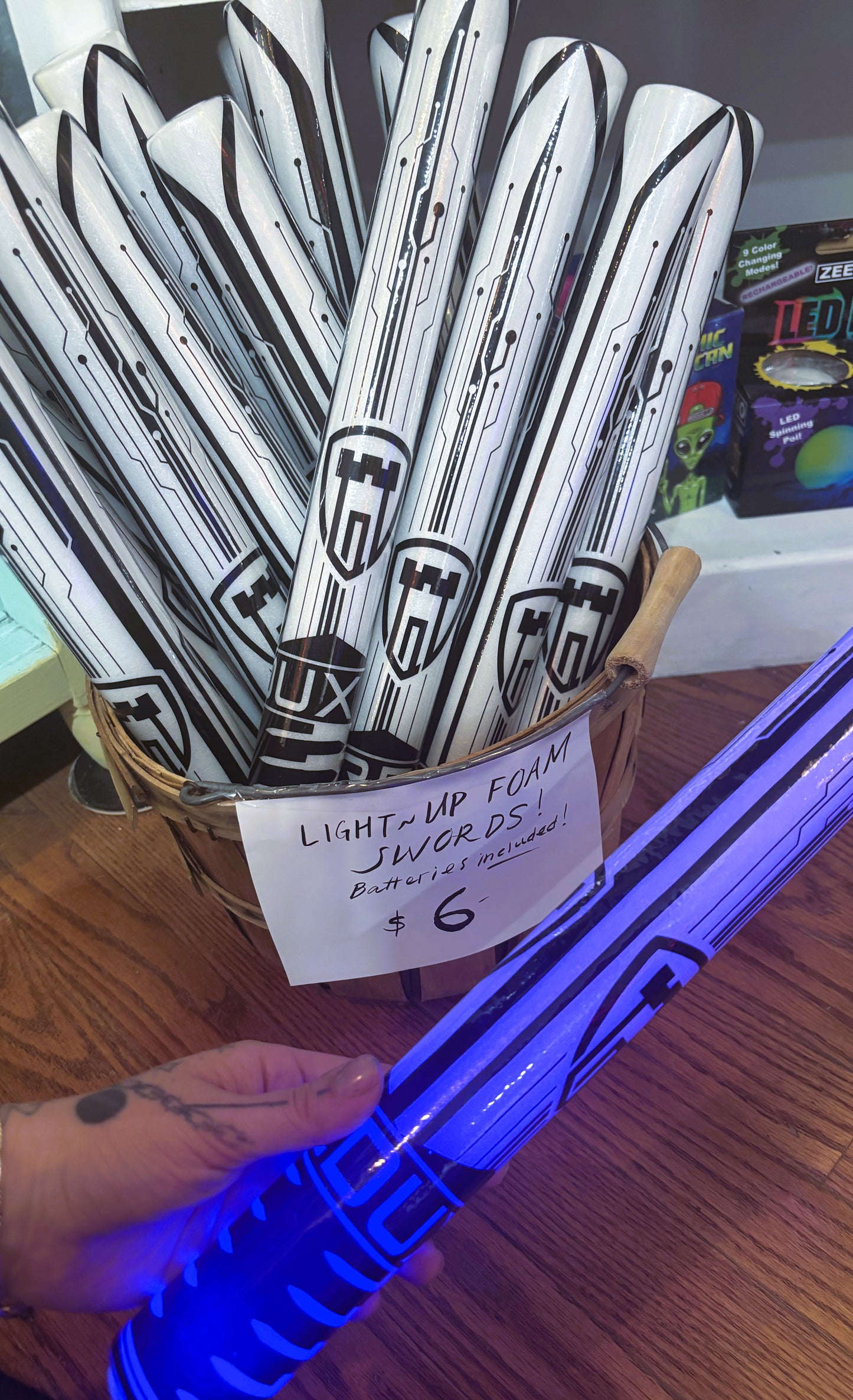 Glowing Foam Toy Swords