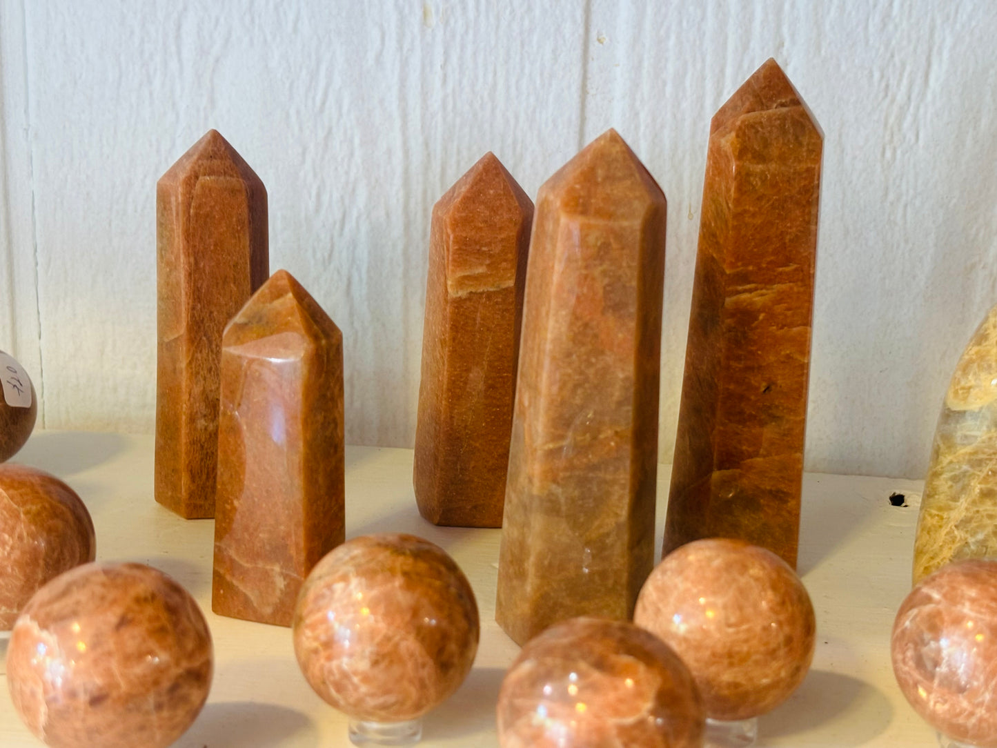 Peach Moonstone Points