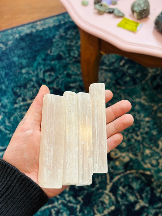 Selenite 4" Bar