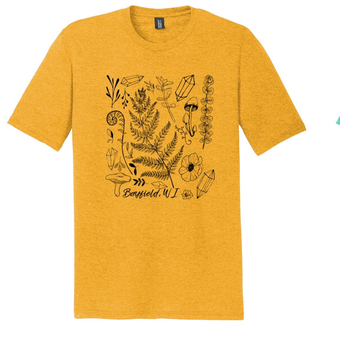 T -Shirts Ochre Yellow Heather