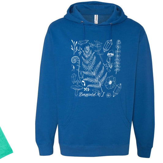 Sweat Shirt-Royal Blue Hooded