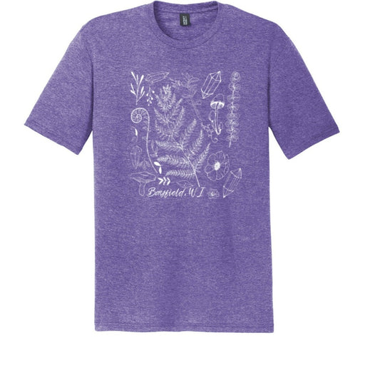 T -Shirts Purple Frost