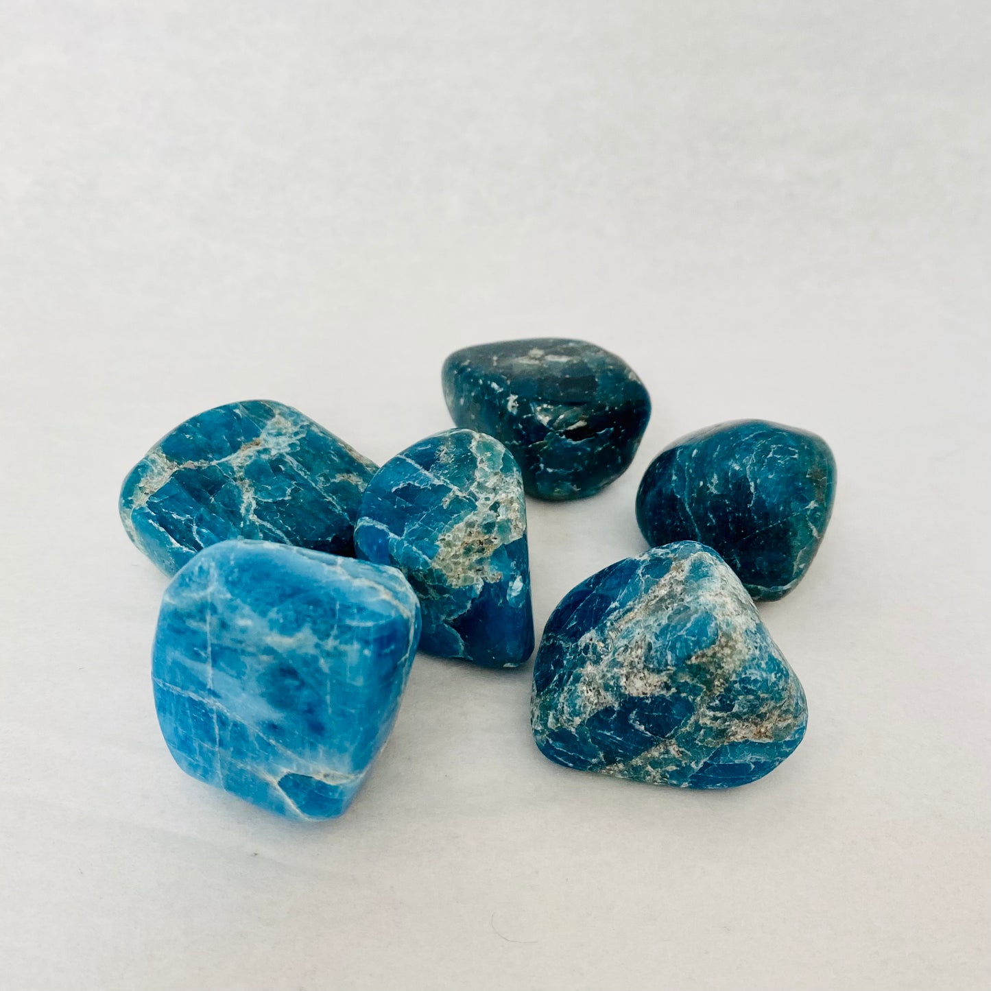 Blue Apatite Tumbled