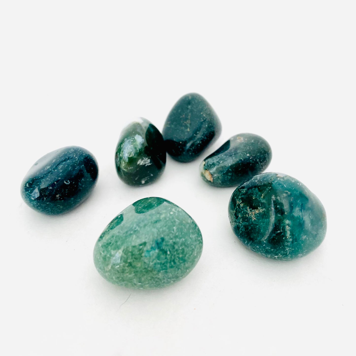 Moss Agate Tumbled