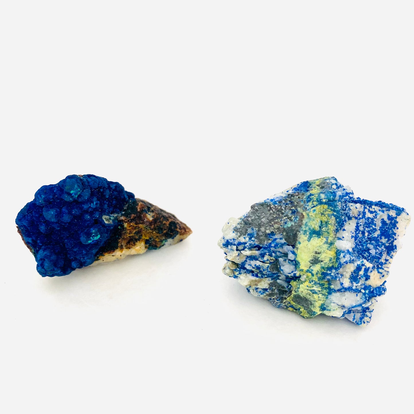 Azurite Quartz Crystals