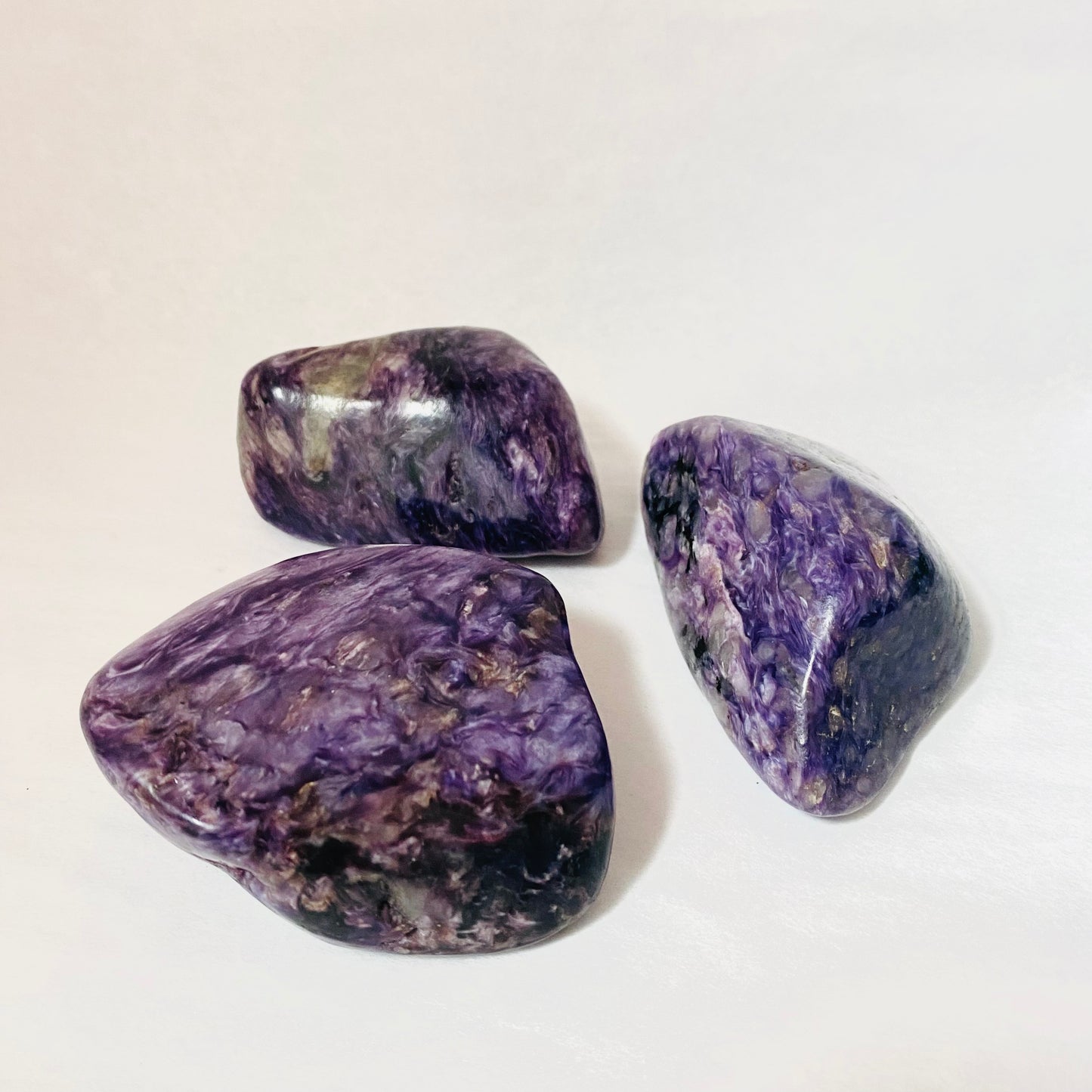 Charoite Palm Stones Russia